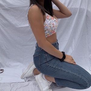 high waist mom jeans